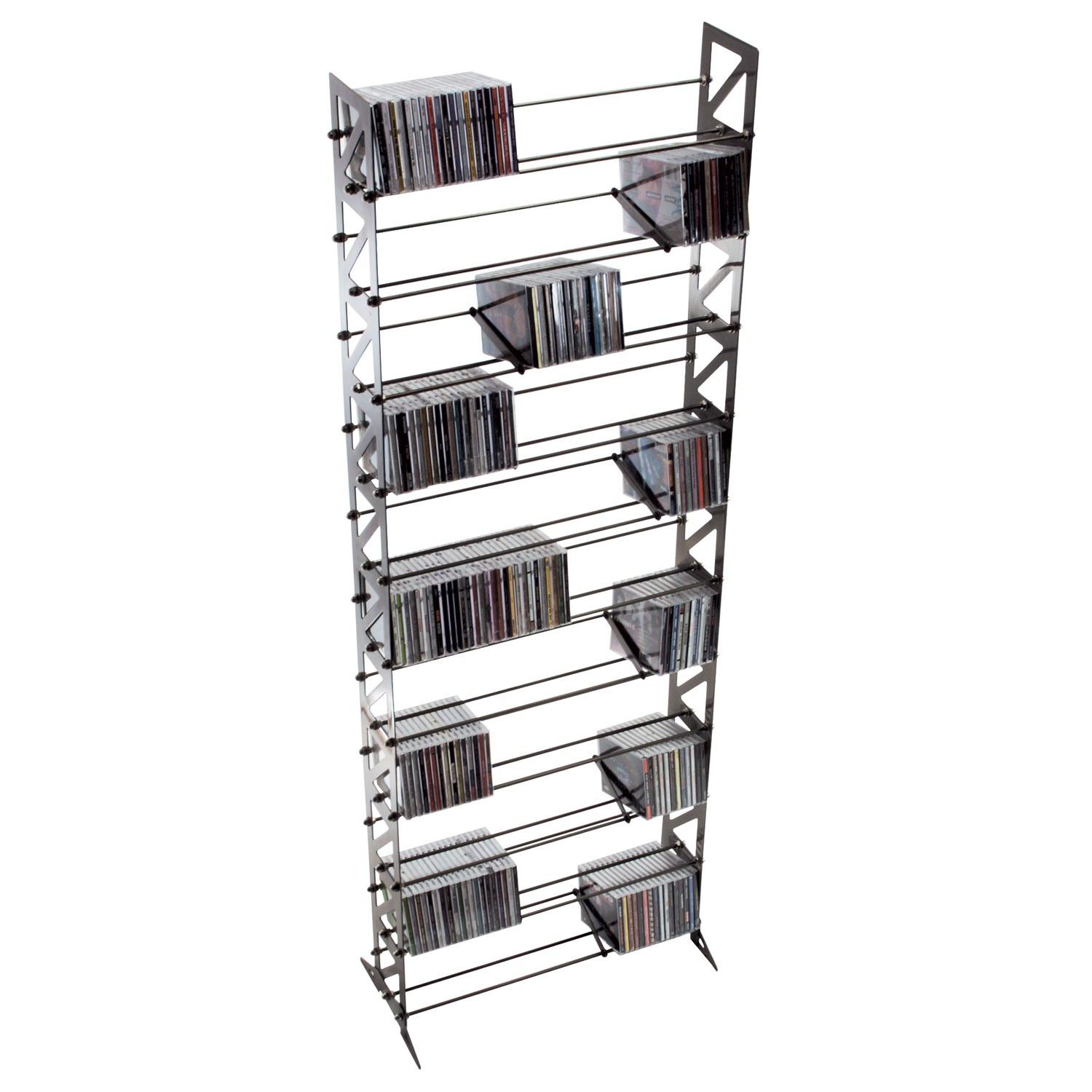 stijfheid Aankondiging ontspannen Steel CD Storage Rack | Holds 600 CDs | Boltz Steel Furniture