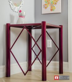 Square Side Table | Modern Steel Nightstand | Boltz Steel Furniture